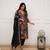 Women's Gorgeous Printed Pure Russian Silk Fabric Stright Kurta Pant with Dupatta Set