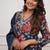 Women's Gorgeous Printed Pure Russian Silk Fabric Stright Kurta Pant with Dupatta Set