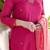 Women's Gorgeous Embroidery Vichitra Fabric Stright Kurta Pant with Dupatta Set