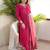 Women's Gorgeous Embroidery Vichitra Fabric Stright Kurta Pant with Dupatta Set