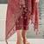 Brown cotton silk embroidered kurta with pant & chanderi dupatta set
