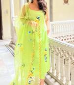 Women's Gorgeous Printed Viscose Stright Kurta Pant with Dupatta Set