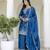 Designer chinon ready to wear kurta plazo dupatta for women