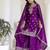 Designer chinon ready to wear kurta plazo dupatta for women