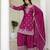 Designer chinon ready to wear kurta plazo dupatta for women
