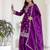 Designer chinon ready to wear kurta plazo dupatta for women