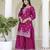Designer chinon ready to wear kurta plazo dupatta for women