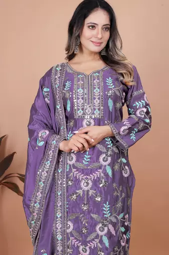 Chinon top pent dupatta for gilrs or women
