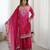 Designer chinon sharara suit dupatta for women