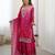 Designer chinon sharara suit dupatta for women
