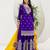 Designer chinon ready to wear kurta plazo dupatta for women