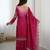 Designer chinon sharara suit dupatta for women