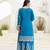 Designer chinon ready to wear kurta plazo dupatta for women