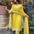 Women's Gorgeous Embroidery Georgette Fabric Stright Kurta Pant with Dupatta Set