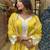 Women's Gorgeous Embroidery Georgette Fabric Stright Kurta Pant with Dupatta Set