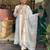 Women's Gorgeous Embroidery Viscose Chinnon Fabric Pleated Kurta Pant with Dupatta Set