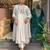 Women's Gorgeous Embroidery Viscose Chinnon Fabric Pleated Kurta Pant with Dupatta Set