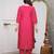 Women's Gorgeous Embroidery Viscose Chanderi Fabric Straight Kurta Pant with Dupatta Set
