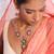 Multicolor gold plated stone necklace set