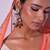 Multicolor gold plated kundan earrings