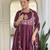 Women's Gorgeous Embroidery Vichitra Silk Fabric Flared Kurta Pant with Dupatta Set
