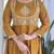Women's Gorgeous Embroidery Vichitra Silk Fabric Flared Kurta Pant with Dupatta Set