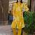 Floral Printed Shirt Collar A-Line Kurta With Pyjama