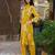 Floral Printed Shirt Collar A-Line Kurta With Pyjama