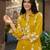 Floral Printed Shirt Collar A-Line Kurta With Pyjama