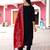 Women Viscos Weaving Hand & Threadwork Kurta With Trousers & With Dupatta