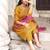 Women Viscos Weaving Hand & Threadwork Kurta With Trousers & With Dupatta