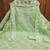 Women's light green unstitched thread embroidery chanderi cotton dress material (cp9101lgn)