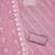 Women's pink unstitched thread embroidery chanderi cotton dress material (cp9101pnk)