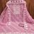 Women's pink unstitched thread embroidery chanderi cotton dress material (cp9101pnk)