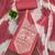 Women's pink unstitched thread embroidery pc cotton dress material (cp9102pnk)