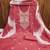 Women's pink unstitched thread embroidery pc cotton dress material (cp9102pnk)