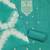 Women's sea green unstitched thread embroidery pc cotton dress material (cp9102sgn)