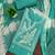 Women's sea green unstitched thread sequence embroidery pc cotton dress material (cp9103sgn)