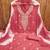 Women's pink unstitched thread sequence embroidery pc cotton dress material (cp9104pnk)