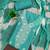 Women's sea green unstitched thread sequence embroidery pc cotton dress material (cp9104sgn)