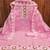 Women's pink unstitched heavy thread embroidery chanderi cotton dress material (cp9096pnk)