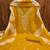 Women's yellow unstitched thread sequence embroidery pc cotton dress material (cp9104ylw)