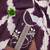 Women's purple unstitched thread sequence embroidery pc cotton dress material (cp9105ppl)