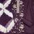 Women's purple unstitched thread sequence embroidery pc cotton dress material (cp9105ppl)