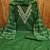 Women's green unstitched thread sequence embroidery pc cotton dress material (cp9106grn)