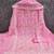 Women's baby pink unstitched heavy thread embroidery georgette dress material (cp9097bpk)