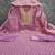 Women's levender unstitched woven sequence embroidery simmer buti jacquard dress material (cp9107ldr)