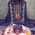 Women's multi unstitched print and mirror work rayon cotton dress material (cp9109blu)