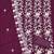 Women's purple unstitched heavy thread embroidery georgette dress material (cp9097ppl)
