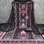 Women's multi unstitched print and mirror work rayon cotton dress material (cp9110blk)